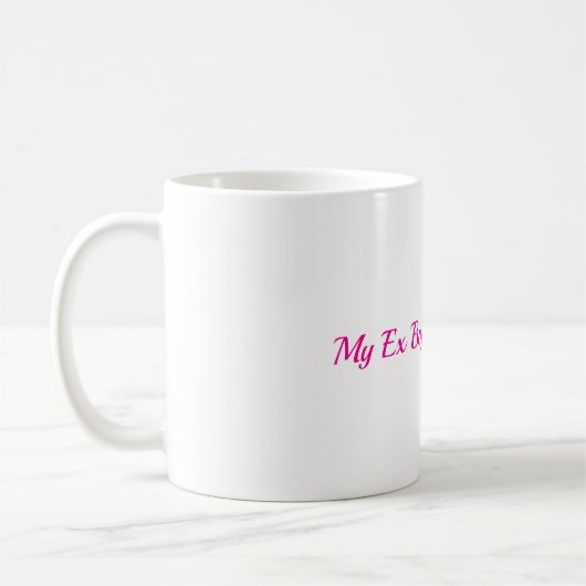元彼氏別れ離婚涙マグカップ コーヒーマグカップ (左)