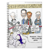 元政党ギフト&ティおもしろいー博物館 ノートブック (正面)