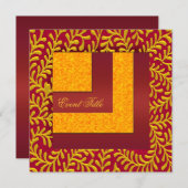 元日パーティの招待状 招待状 (正面/裏面)