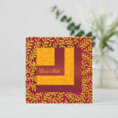 元日パーティの招待状 招待状 (スタンド正面)