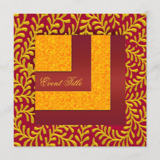 元日パーティの招待状 招待状