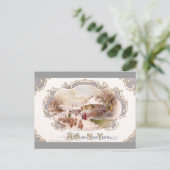 元旦の羊飼いと羊 シーズンポストカード (スタンド正面)