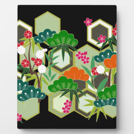 元旦ジャパン日本のスタイル フォトプラーク