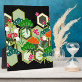 元旦ジャパン日本のスタイル フォトプラーク (側面)