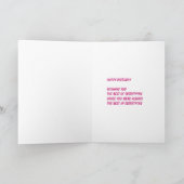 元最高の妻の誕生日カード カード (内部)