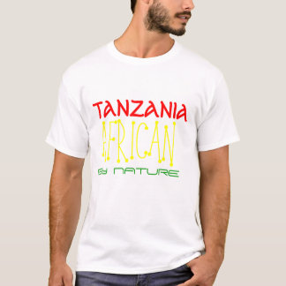 元来、アフリカ人は、タンザニア生まれます Tシャツ