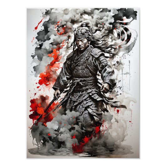 元武者A（男性） フォトプリント            (正面)