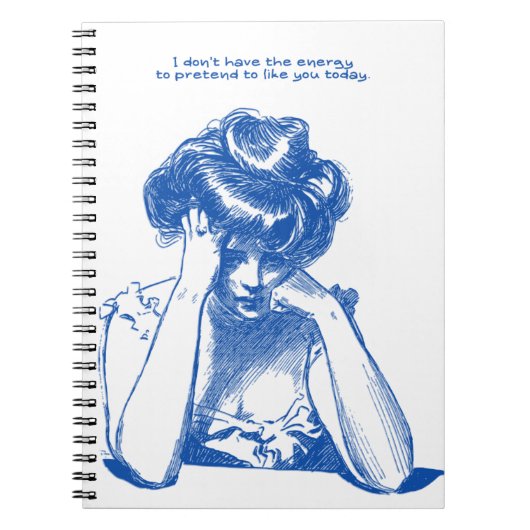 元気がない ノートブック (正面)