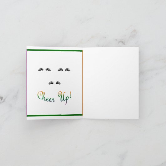 元気が出る挨拶 カード (内部)