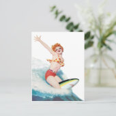 元気が出る、シャークに乗って ポストカード (スタンド正面)