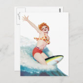 元気が出る、シャークに乗って ポストカード (正面/裏面)