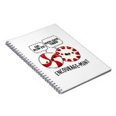 元気が出る ミントのユーモア菓子 ぷにぷに ノートブック (右側)