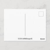 「元気そうね、ネコ素晴らし!」 かわいい口ひげの猫 ポストカード (裏面)