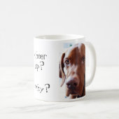 元気づけて下さいか。なぜか。 コーヒーマグカップ (正面右)