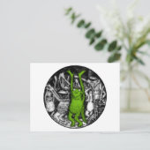 元気づけるカエル ポストカード (スタンド正面)