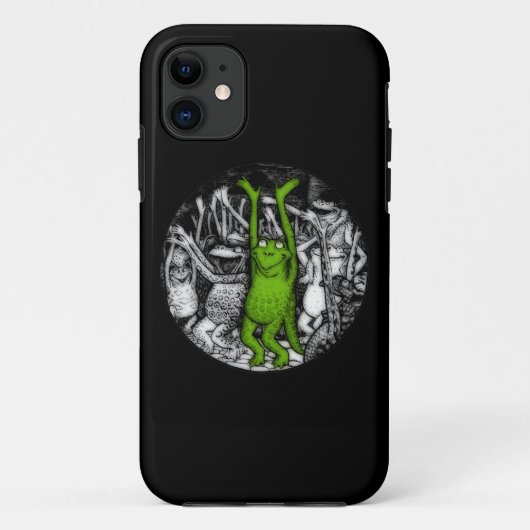 元気づけるカエル Case-Mate iPhoneケース (裏面)