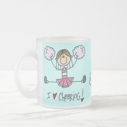 元気づける分隊ガラスのマグ フロストグラスマグカップ (左)