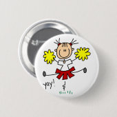 元気づける棒2ボタン 缶バッジ (正面&裏面)