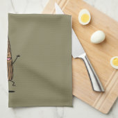 元気づける跳躍のChurro キッチンタオル (四つ折り)