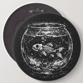 "元気です" - BurnsInHellによる金魚 缶バッジ (正面&裏面)