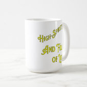 元気で活気に満ちた哲学的 コーヒーマグカップ (正面右)