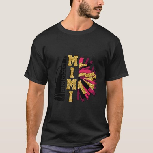 元気なチアリーダーのミミおばあちゃん Tシャツ (正面)