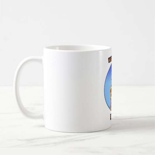 元気なボーリングのマグ コーヒーマグカップ (左)