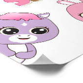 元気な動物のフリエンツよくはしゃぐ:子供のためのキャラクター ポスター (角)