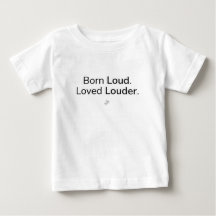 元気な子どものためのかわいいTシャツ 誕生日に 大きな声で 愛をこめて