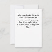 元気な猫たち2匹 招待状 (裏面)