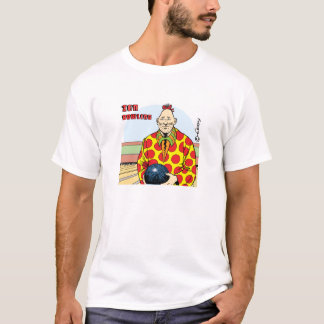 元気な禅のボーリング Tシャツ