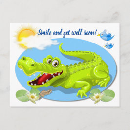 元気になってね！笑顔で ポストカード