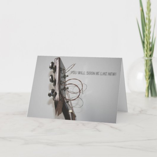 元気になれば新しい挨拶のようになる カード (正面)