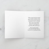 元気になれ – 彼の目はスズメ カード (内部)