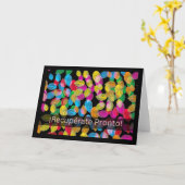 元気にスペインの過ごす葉 カード (黄色い花)