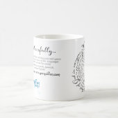 元気に歩いて…ジョージキツネ引用文マグ コーヒーマグカップ (中央)