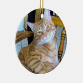 元気に甘えた猫ネコが登場 セラミックオーナメント (右)