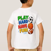 🎮 元気に遊ぼう!楽しい子どものギフト ⭐ Tシャツ (裏面)
