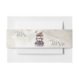 元気に願う蝶 招待状ベリーバンド