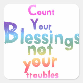 元気を出して一日を明るくするための贈り物 スクエアシール