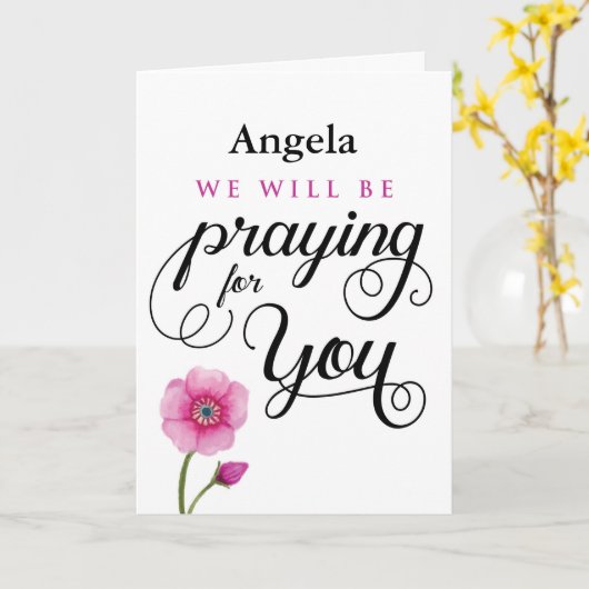 元気を出して、私たちはあ祈なたの代わりになる カード (黄色い花)