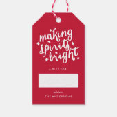 元気を出す ギフトタグ (正面)