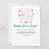 元気を出す |クリスマスカクテルパーティーI 招待状 (正面)