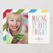 元気を出す |ホリデーカード シーズンカード (正面/裏面)