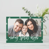 元気を出す |ホリデーフォトカード シーズンカード (スタンド正面)