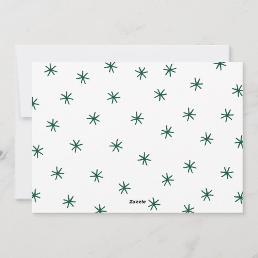 元気を出す |ホリデーフォトカード シーズンカード (裏面)