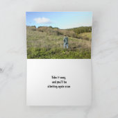 元気を出す:事故で悪かった カード (内部)