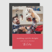 元気を出す |赤いクリスマス磁気 (正面/裏面)