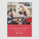 元気を出す |赤いクリスマス磁気 (正面)