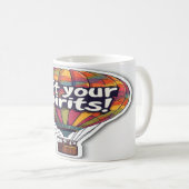 元気を取り戻す – 元気感動的引用文 コーヒーマグカップ (正面右)